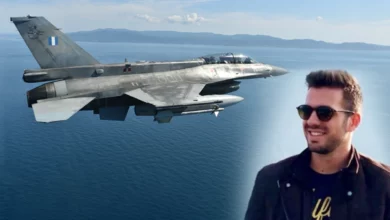 Πτώση F-16 στη Χαλκιδική: Βίντεο-ντοκουμέντο από τη διάσωση του 29χρονου πιλότου, Παναγιώτη Αποστολάκη