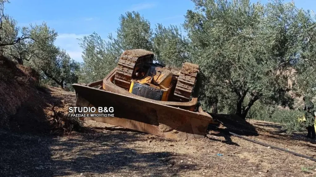 Χωματουργικό μηχάνημα πλάκωσε 66χρονο