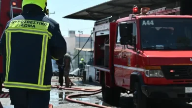 Φωτιά σε λεωφορείο του ΟΑΣΘ στη Θεσσαλονίκη – Άμεση επέμβαση της Πυροσβεστικής