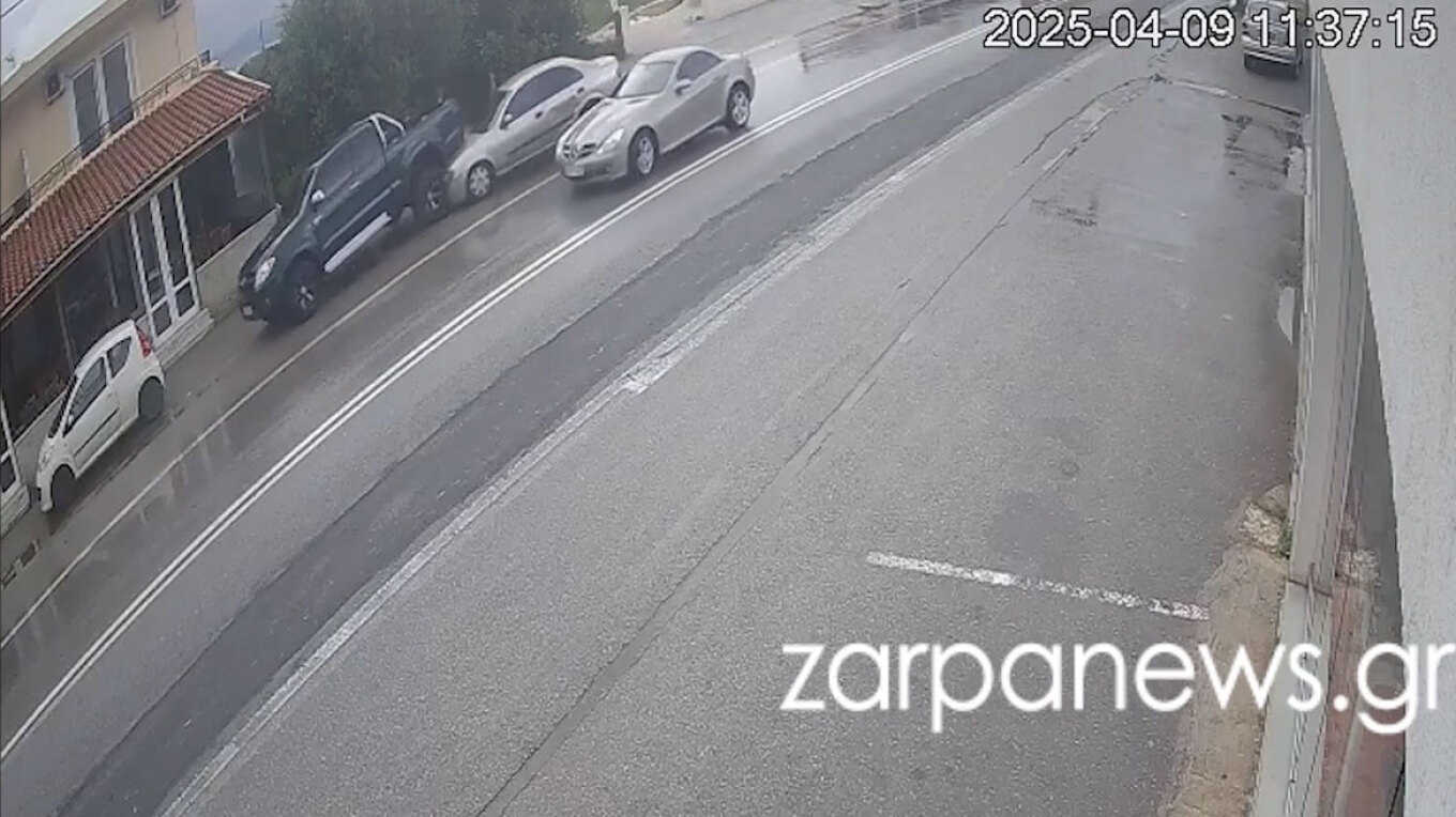 Χανιά: Έκανε αναστροφή στη μέση του δρόμου, προκάλεσε τροχαίο και εξαφανίστηκε σαν να μην συνέβη τίποτα – Βίντεο ντοκουμέντο