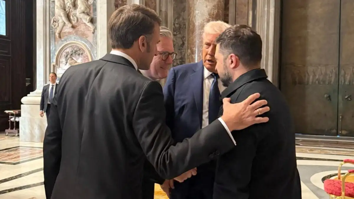 Ντόναλντ Τραμπ - Εμανουέλ Μακρόν: Ειδικός διάβασε τα χείλη του Αμερικανού προέδρου από τον διάλογο στο Βατικανό