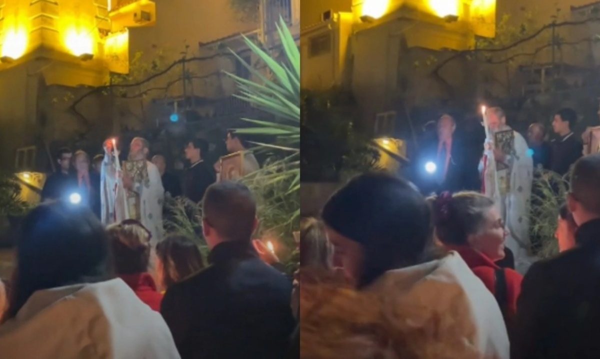 «Χριστός Ανέστη» με… κρότο στην Κεφαλονιά – Παπάς πέταξε δυναμιτάκι την ώρα της Ανάστασης και έγινε viral