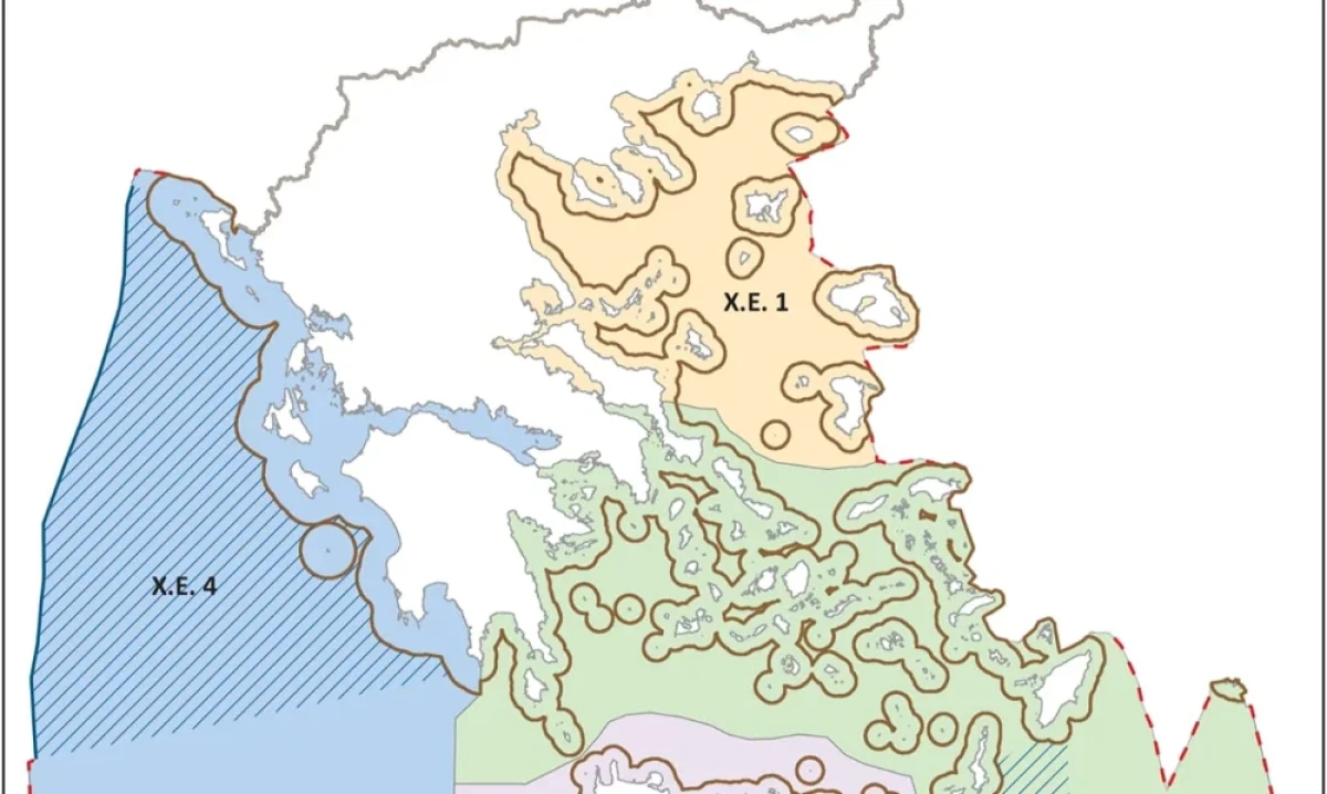 Νέος τουρκικός «επιστημονικός» χάρτης-πρόκληση: Κόβουν το Αιγαίο στα δύο και βλέπουν το ψευδοκράτος ως... νόμιμο κράτος!