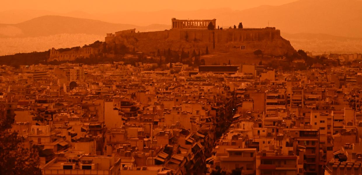 Αφρικανική σκόνη καλύπτει την Αθήνα – Πώς να προστατευτείτε