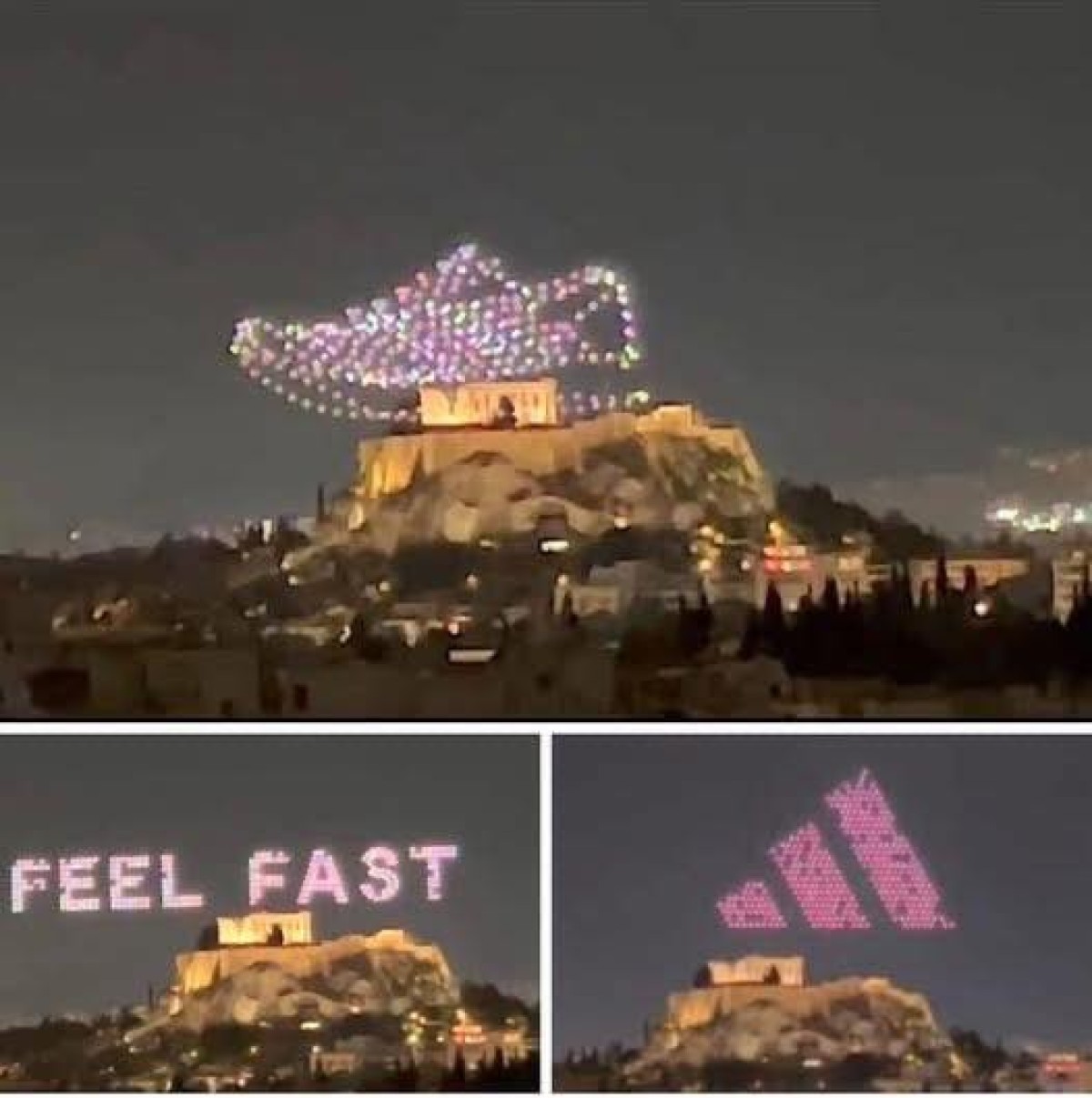 Ανακοίνωση για την διαφήμιση που έκανε με drones πάνω από την Ακρόπολη η εταιρεία αθλητικών ειδών Adidas εξέδωσε το υπουργείο Πολιτισμού.