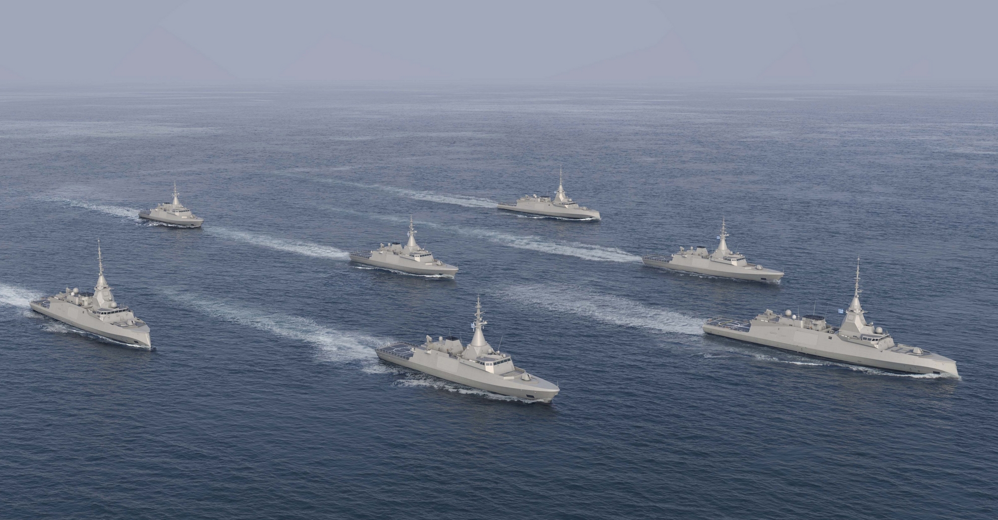 Στην περιοχή της ελληνικής υφαλοκρηπίδας νότια της Κρήτης έχει αναπτύξει πολεμικά πλοία η Ελλάδα, σε μία ξεκάθαρη επίδειξη ισχύος