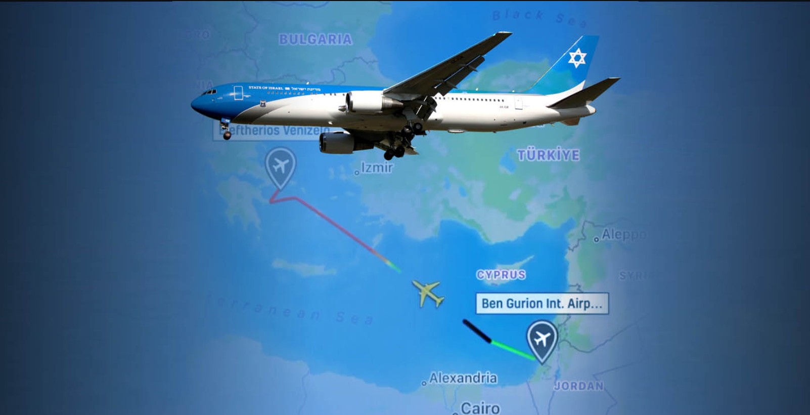 Προσγειώθηκε στην Αθήνα το πρωθυπουργικό αεροσκάφος του Ισραήλ εν μέσω «κόλασης» στη Μέση Ανατολή!