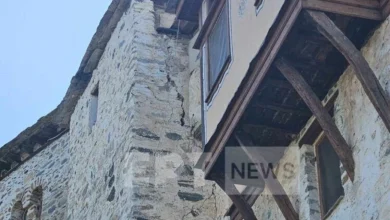 Πολλές ρωγμές στις Ιερές Μονές Σίμωνος Πέτρας, Ξενοφώντος και Παντελεήμονος έχουν εντοπιστεί στο πλαίσιο των ελέγχων για την καταλληλόλητα