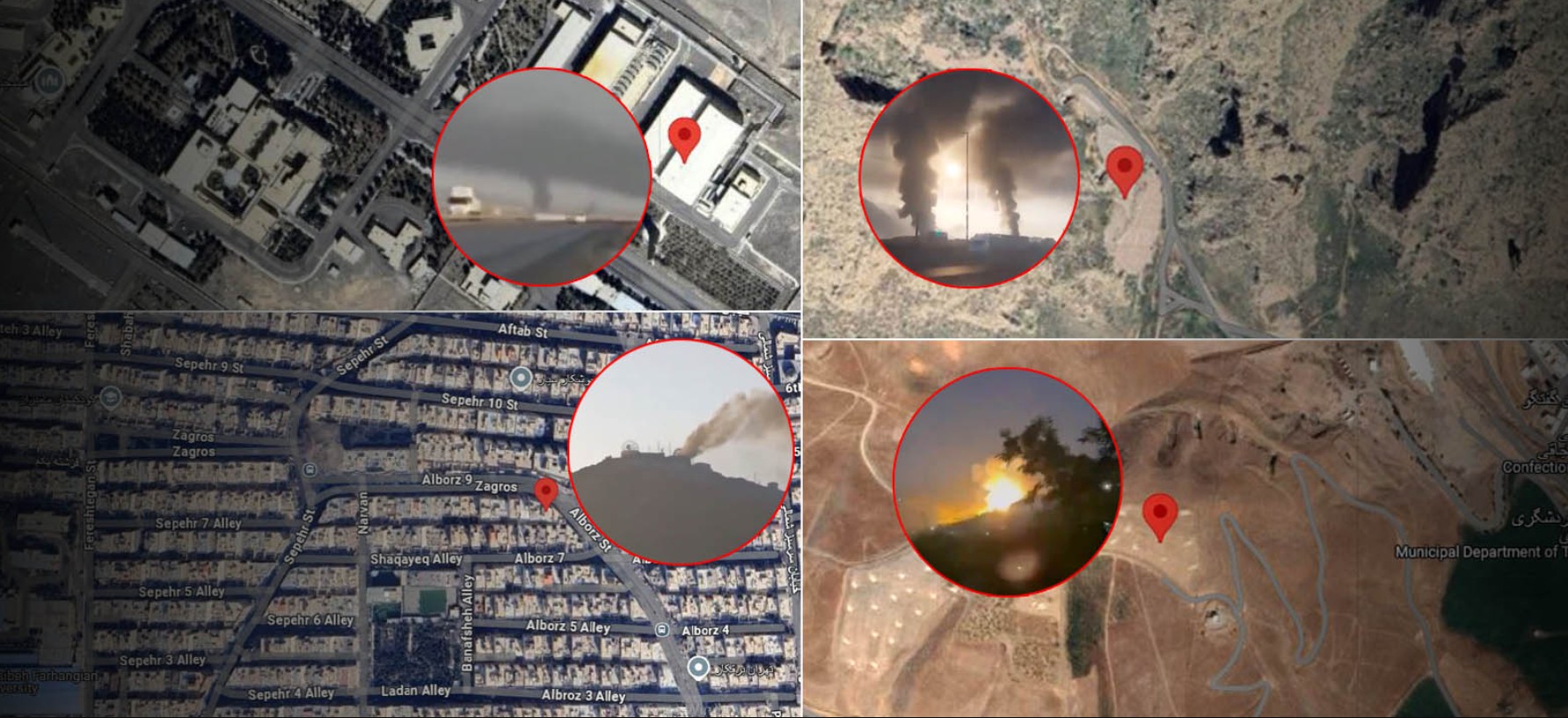 Ισραηλινές επιχειρήσεις στο Ιράν: Οι Ισραηλινοί «σφυροκοπούν» βάσεις βαλλιστικών πυραύλων στο Πιρανσάντ και στο Κερμανσάχ