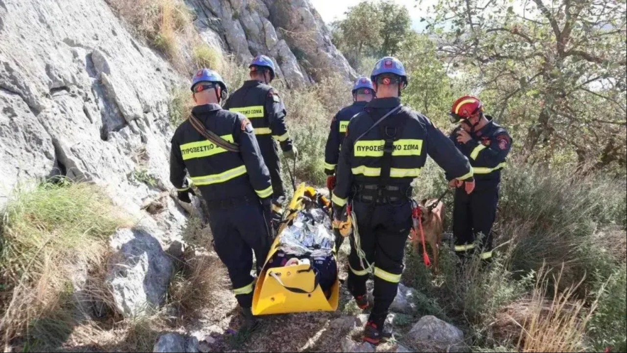 Ένα σοβαρό περιστατικό σημειώθηκε το πρωί της Δευτέρας στο φαράγγι του Δικτάμου, στην περιοχή Στύλος του Δήμου Αποκορώνου Χανίων