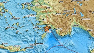 Ισχυρή σεισμική δόνηση, 5,8 βαθμών της κλίμακας Ρίχτερ, σημειώθηκε λίγο μετά τις 2:00 τα ξημερώματα μεταξύ Ρόδου και Τουρκίας.