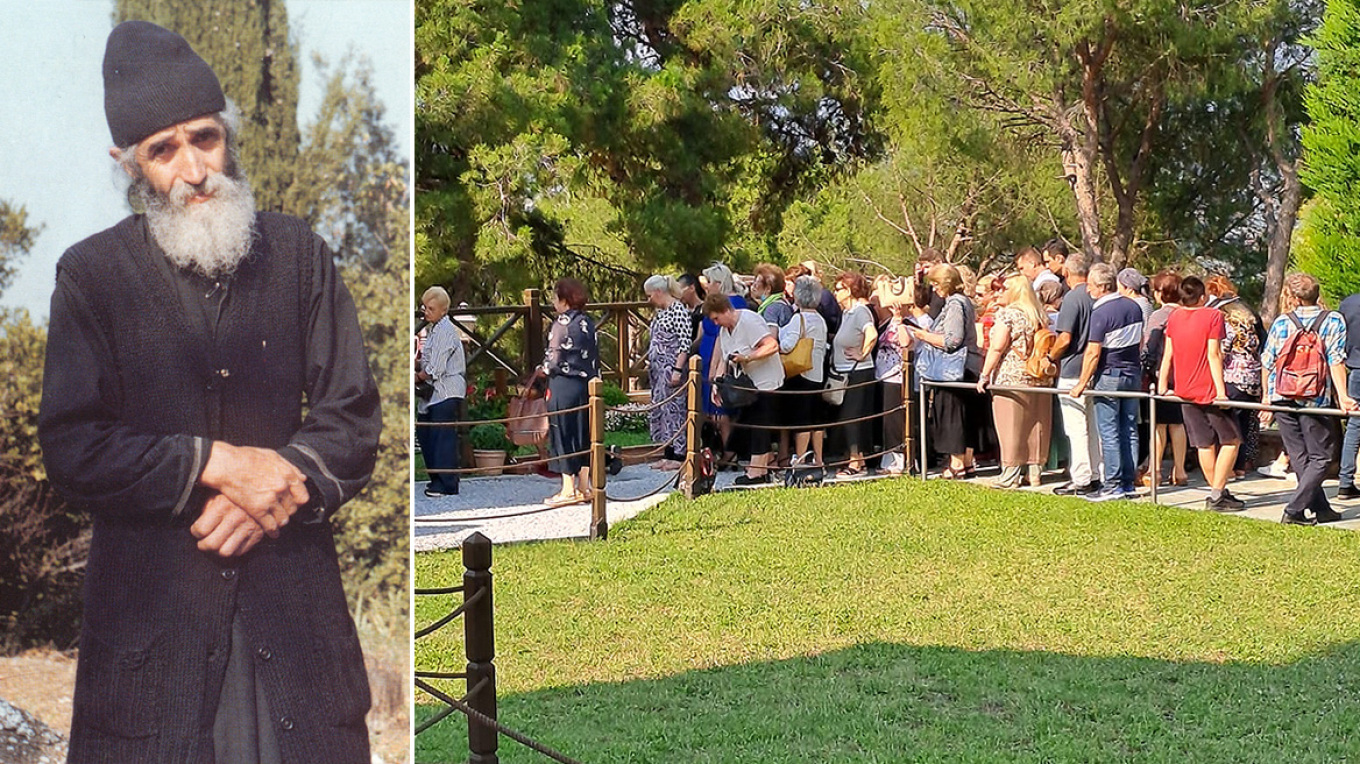 Πλήθος κόσμου από κάθε γωνιά της Ελλάδας καταφτάνει από το πρωί της Παρασκευής στην Ιερά Μονή Αγίου Ιωάννου Θεολόγου Σουρωτής
