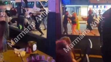 Σοκαριστικό βίντεο έχει κάνει τον γύρο του διαδικτύου, που δείχνει πορτιέρηδες σε εστιατόριο στον Μαρμαρά στην Τουρκία, να ξυλοκοπούν άγρια