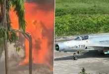 Σκηνές πανικού στη Ντάκα του Μπαγκλαντές, όταν εκπαιδευτικό μαχητικό αεροσκάφος της Πολεμικής Αεροπορίας συνετρίβη