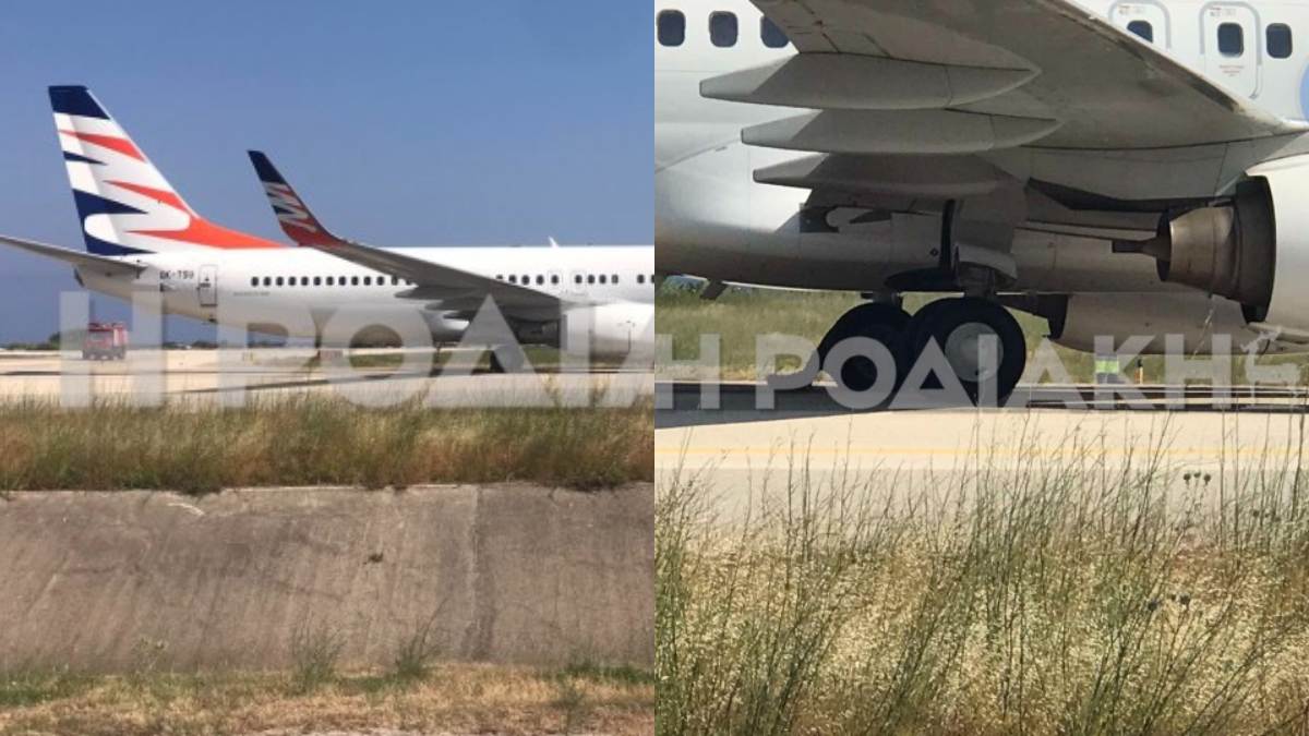 Ένα απρόοπτο περιστατικό σημειώθηκε το πρωί της Πέμπτης (17/7) στο αεροδρόμιο «Διαγόρας» της Ρόδου, όταν έσκασε το λάστιχο σε αεροσκάφος