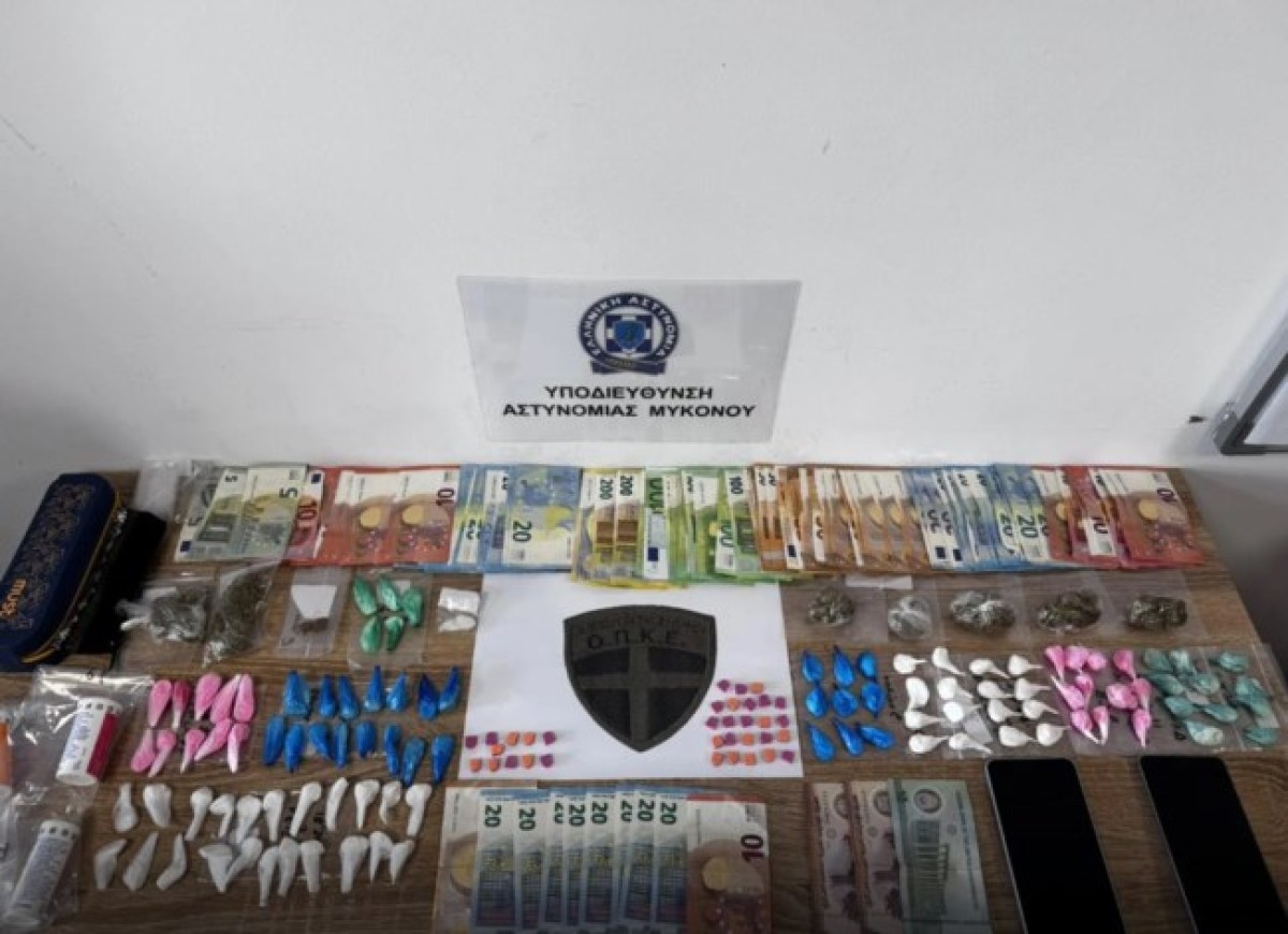 Η "Κάγια" (CAGIA)… μύρισε τα ναρκωτικά που θα γέμιζαν τα σοκάκια της Μυκόνου. Ο τετράποδος αστυνόμος, ράτσας μαλινουά