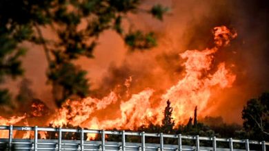 Η φωτιά που μαίνεται στην Αχαΐα συνοδεύεται από υψηλές συγκεντρώσεις επικίνδυνων αιωρούμενων σωματιδίων, σύμφωνα με τον καθηγητή