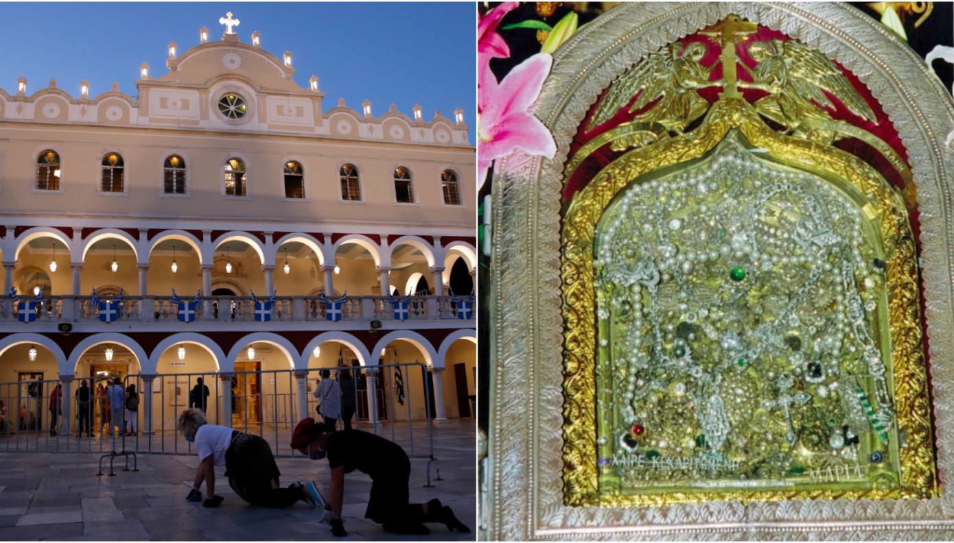 Γράφει λοιπόν ο Πάνος Μπαϊλης, πως όσοι έχουν ασχοληθεί με την εύρεση της εικόνας της Παναγίας της Τήνου και την ανέγερση του ναού θεωρούν