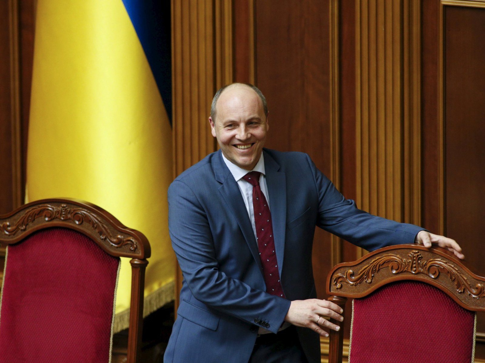 Ο Ουκρανός βουλευτής Αντρίι Παρούμπι, γνωστός για τη θητεία του ως πρόεδρος της Βουλής και ως επικεφαλής του Συμβουλίου Εθνικής