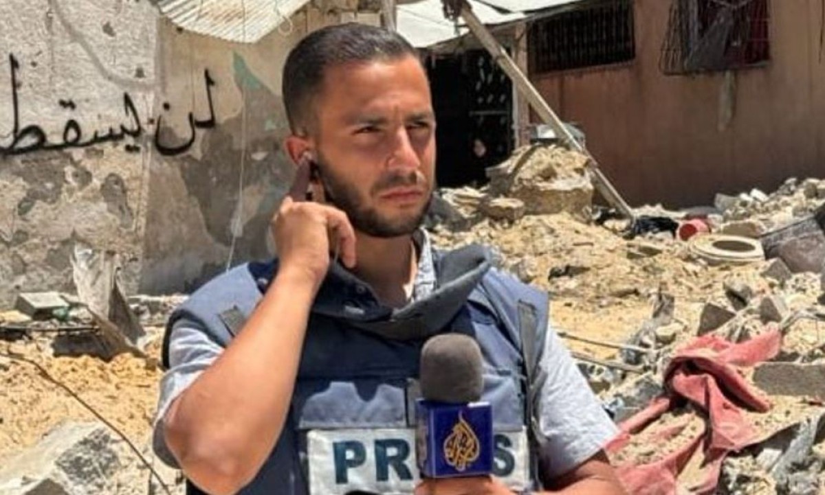 O Άνας αλ-Σαρίφ, 28 ετών, ήταν ένας από τους πιο γνωστούς Παλαιστίνιους δημοσιογράφους στη Γάζα.