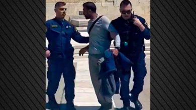 Σε ανάρτησή του στα κοινωνικά δίκτυα, ο κ. Πλεύρης περιέγραψε το περιστατικό που έλαβε χώρα μπροστά στο Μνημείο του Αγνώστου