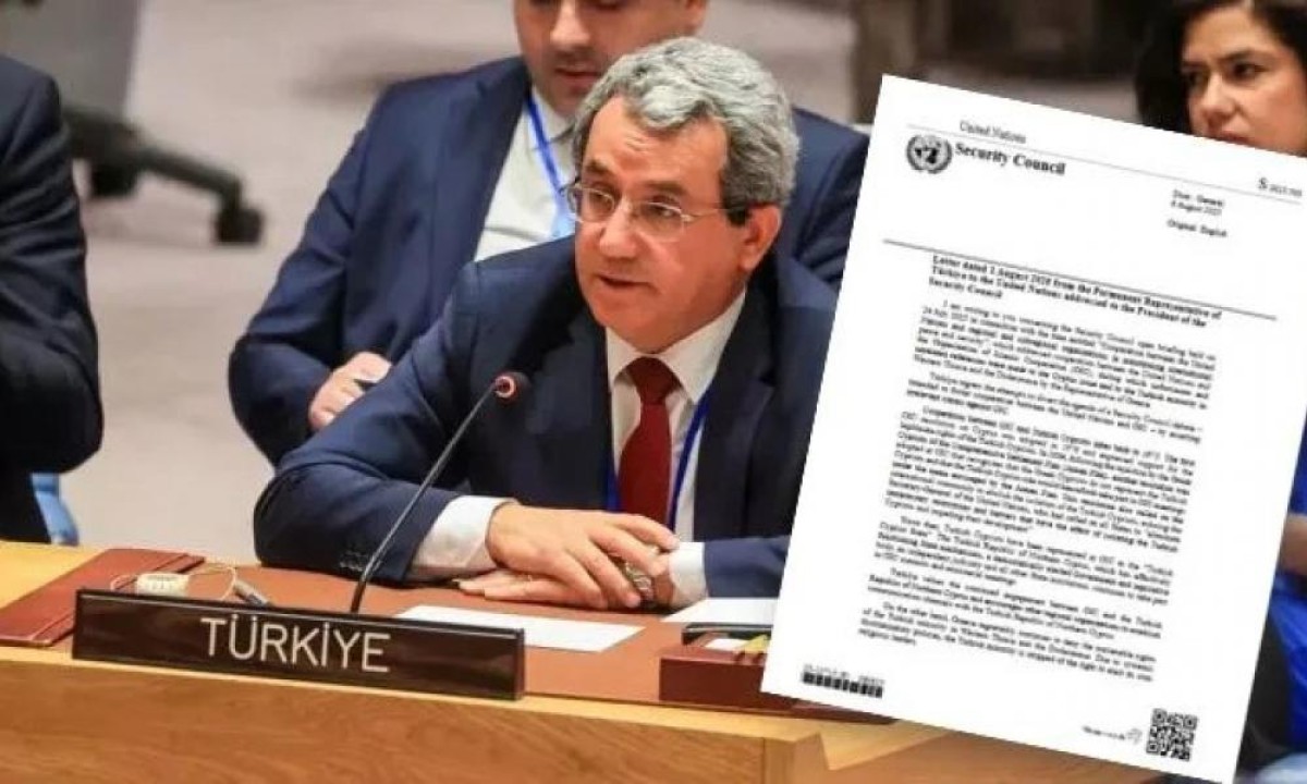 Η Τουρκία, με επίσημη επιστολή προς τον Οργανισμό Ηνωμένων Εθνών, επανέφερε στο προσκήνιο το ζήτημα της αναγνώρισης της λεγόμενης