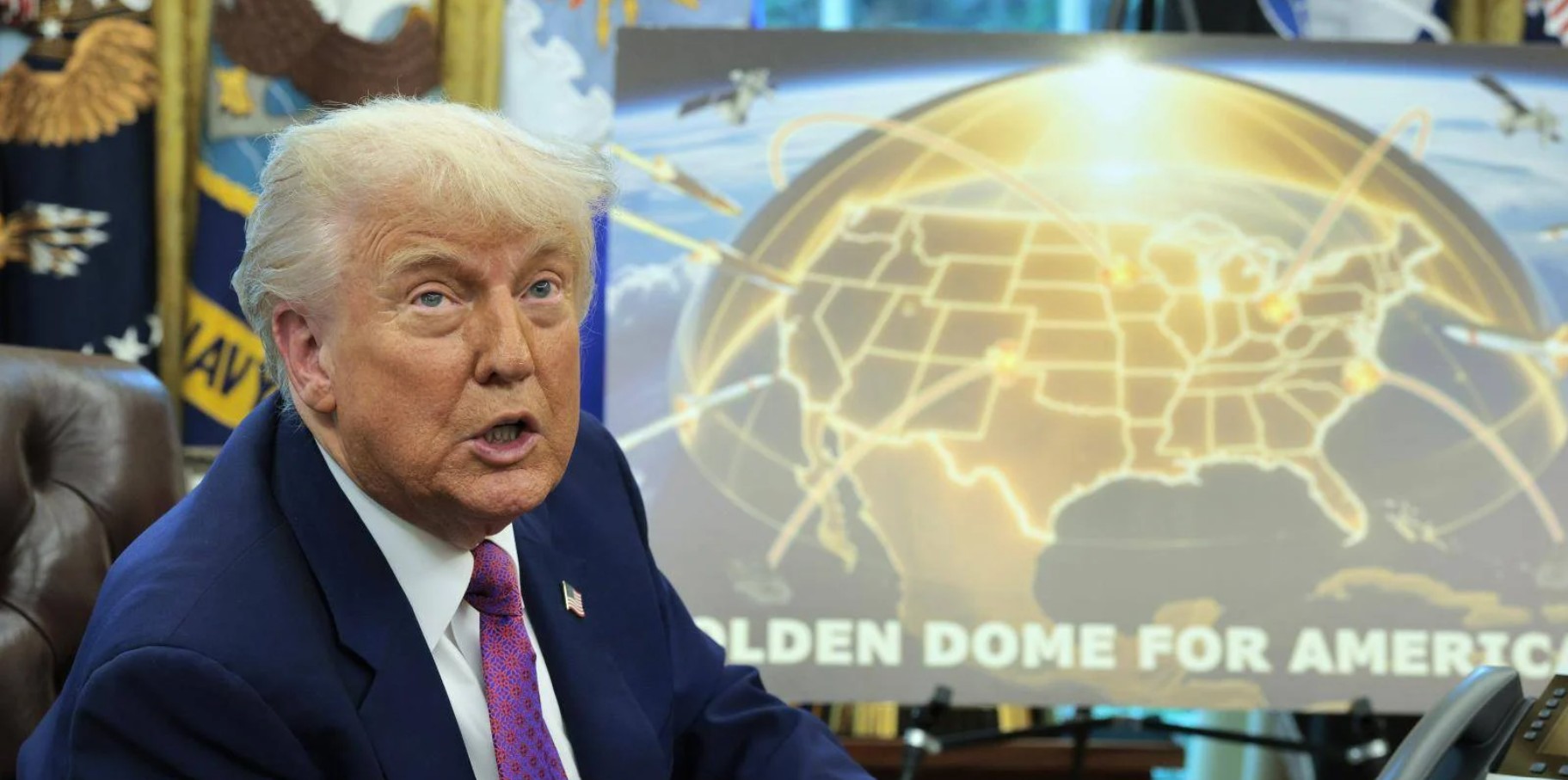 Οι Ηνωμένες Πολιτείες βάζουν σε πλήρη ταχύτητα την ανάπτυξη του λεγόμενου «Χρυσού Θόλου της Αμερικής» (Golden Dome for America)