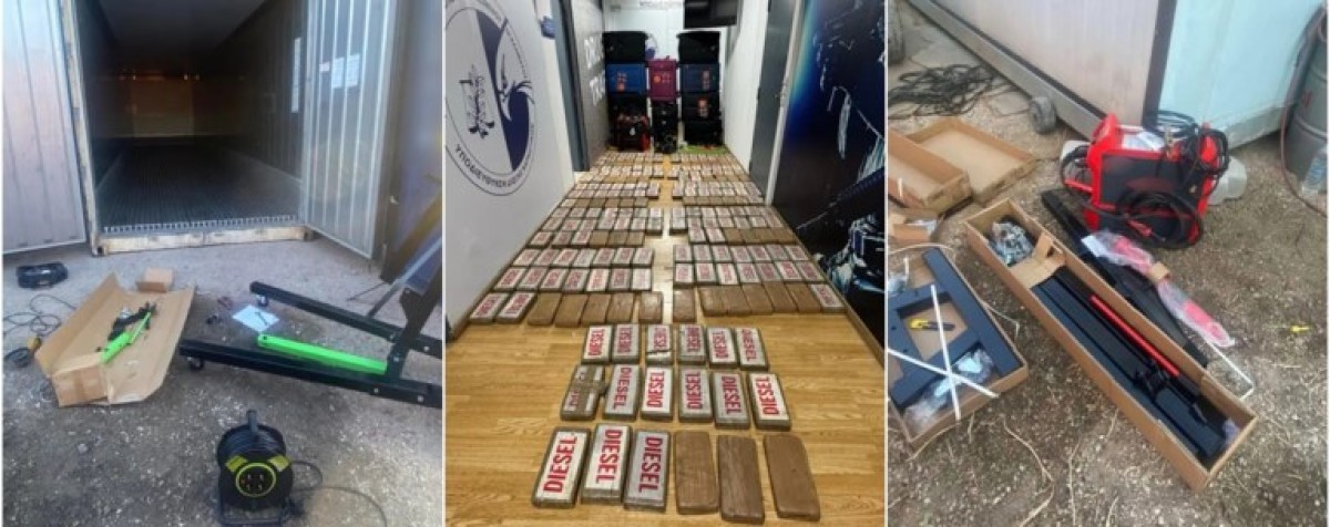 Σημαντική επιτυχία σημείωσε η ελληνική αστυνομία, εντοπίζοντας και κατασχέοντας ένα τεράστιο φορτίο κοκαΐνης, συνολικής αξίας