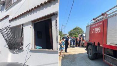 Συναγερμός σήμανε το μεσημέρι της Πέμπτης στην Ασπροβάλτα Θεσσαλονίκης, έπειτα από έκρηξη φιάλης υγραερίου που προκάλεσε