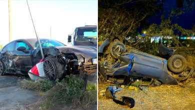 Η γυναίκα που κατέχει την Porsche, η οποία ενεπλάκη στο σοβαρό τροχαίο ατύχημα τα ξημερώματα της Παρασκευής στη Μουδανιών, στο ρεύμα