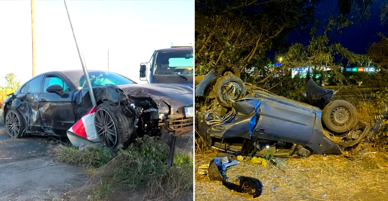 Η γυναίκα που κατέχει την Porsche, η οποία ενεπλάκη στο σοβαρό τροχαίο ατύχημα τα ξημερώματα της Παρασκευής στη Μουδανιών, στο ρεύμα