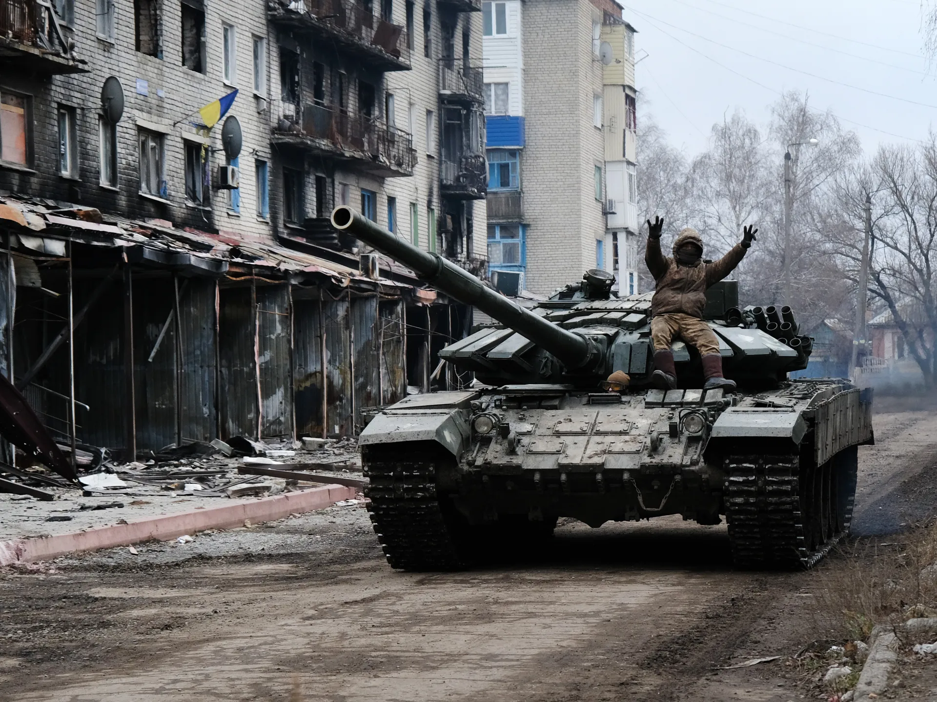 Mετά την κατάληψη ολόκληρης της δασικής έκτασης του Serebryanskoye, οι Ρώσοι μπήκαν για πρώτη φορά στο βόρειο τμήμα του Σεβέρσκ