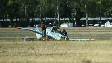 Η Πολεμική Αεροπορία διεξάγει έρευνες για τα αίτια του περιστατικού – Αποκολλήθηκε τμήμα του φτερού κατά την απογείωση.