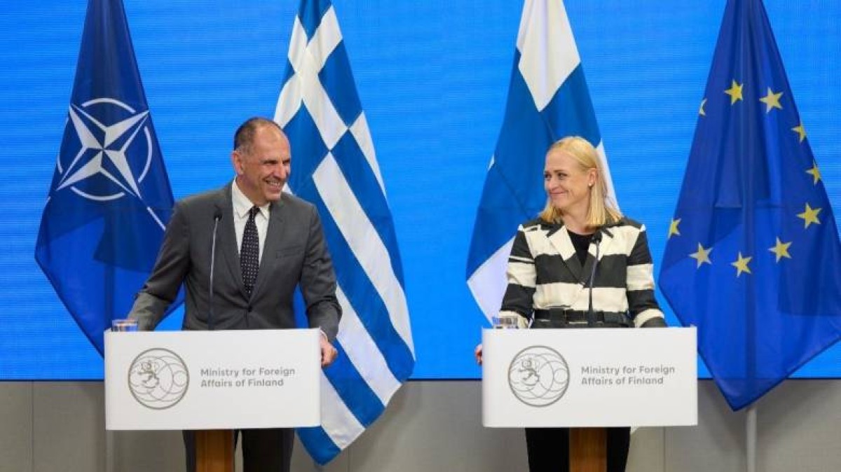 Στην επίσκεψή του στο Ελσίνκι, ο Υπουργός Εξωτερικών, Γιώργος Γεραπετρίτης, τόνισε την απόλυτη σημασία της κυριαρχίας και