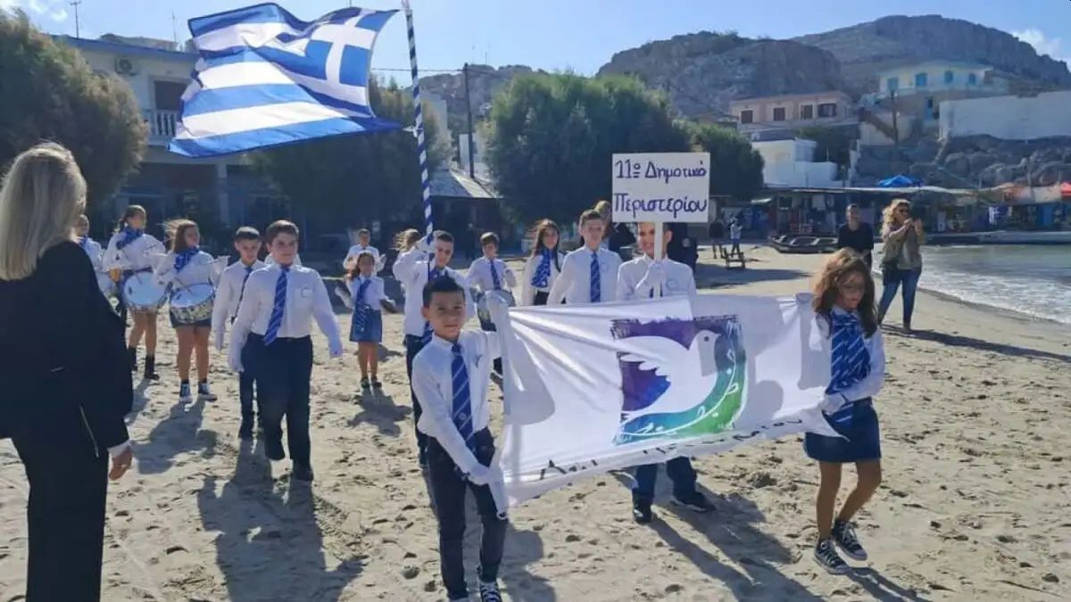 Η φετινή παρέλαση της 28ης Οκτωβρίου στην ακριτική Ψέριμο ήταν μια μοναδική στιγμή υπερηφάνειας και συγκίνησης.
