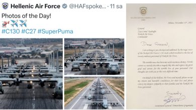 Σοβαρό διπλωματικό επεισόδιο εκτυλίχθηκε πριν από λίγες ώρες, όταν η Ελληνική Πολεμική Αεροπορία αναγκάστηκε να διαγράψει ανάρτηση