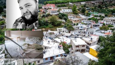 Σκηνές πόνου και αγωνίας εκτυλίσσονται στα Βορίζια Ηρακλείου, λίγες μόλις ώρες πριν από την κηδεία του 39χρονου Φανούρη Καργάκη