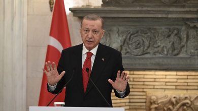 Ο Ρετζέπ Ταγίπ Ερντογάν μιλώντας στην ετήσια σύνοδο της Μόνιμης Επιτροπής Οικονομικής και Εμπορικής Συνεργασίας του Οργανισμού