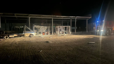 Το βράδυ του Σαββάτου 22 Νοεμβρίου, οι ρωσικές ένοπλες δυνάμεις έπληξαν το διασυνοριακό σημείο διέλευσης Orlovka, το οποίο