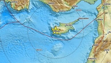 Νέος ισχυρός σεισμός μεγέθους 5,9 βαθμών της κλίμακας Ρίχτερ σημειώθηκε στην Κύπρο, προκαλώντας ανησυχία στους κατοίκους