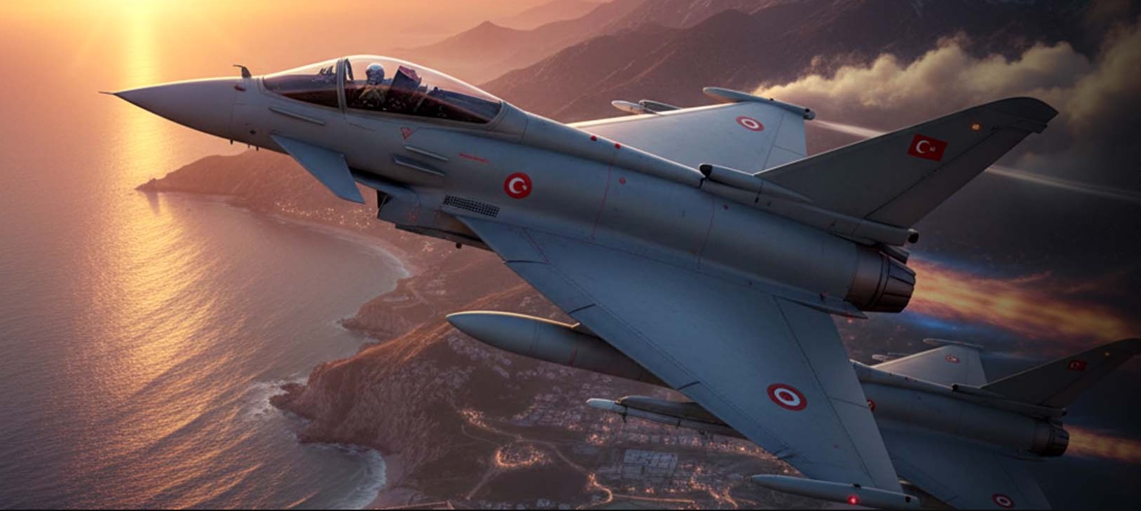 Το Τουρκικό Υπουργείο Άμυνας επιβεβαίωσε μέσω διαρροών ότι τα Eurofighter που προμηθεύεται η χώρα «προορίζονται για χρήση