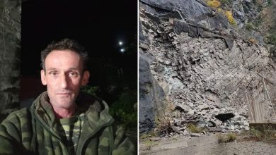 Σε κατάσταση απόγνωσης βρίσκεται ο 55χρονος Νίκος Κουτσοκώστας, ο μοναδικός κάτοικος που παραμένει εγκλωβισμένος στο έρημο χωριό