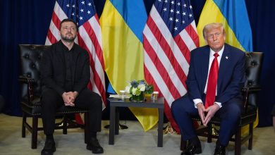 Υπό τη σκιά έντονων ρωσικών πυραυλικών και αεροπορικών επιθέσεων κατά του Κιέβου, ο πρόεδρος της Ουκρανίας, Βολοντίμιρ Ζελένσκι