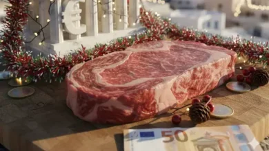 Οι καταναλωτές φέτος τα Χριστούγεννα θα βρεθούν αντιμέτωποι με σημαντικές αυξήσεις στις τιμές του μοσχαρίσιου κρέατος, με τα ποσοστά