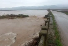 Η κακοκαιρία Byron άφησε πίσω της εικόνες εκτεταμένης καταστροφής, καθώς ο ποταμός Ενιπέας υπερχείλισε μετά από έντονες βροχοπτώσεις