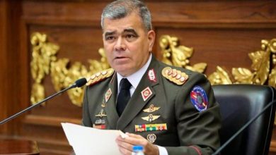 Ο υπουργός Άμυνας της Βενεζουέλας, Βλαντιμίρ Παντρίνο Λόπες, τόνισε σε βιντεοσκοπημένο μήνυμα που δόθηκε στη δημοσιότητα