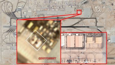 Εκτεταμένες είναι οι ζημιές σε υπόστεγο της Αεροπορίας των ΗΑΕ στην αεροπορική βάση Al Dhafra στο Άμπου Ντάμπι μετά από πρόσφατες ιρανικές