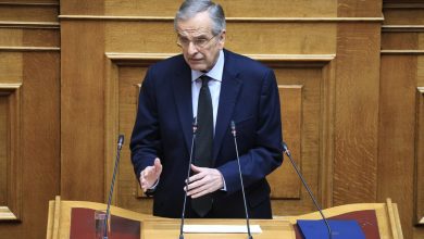 Ο Αντώνης Σαμαράς απάντησε από το βήμα της Βουλής στη φράση του Κυριάκου Μητσοτάκη για «επαγγελματίες ανησυχούντες»