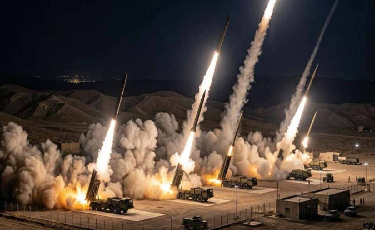 Στις φλόγες «τυλίχθηκε» το αεροδρόμιο της Τεχεράνης στο Ιράν, μετά από επίθεση αμερικανικών και ισραηλινών drones.